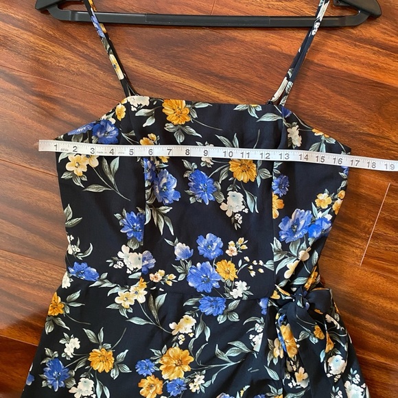 Xhilaration Black Floral Mini Summer Dress size Large NWOT - Picture 6 of 9
